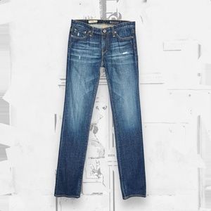 AG jeans are in Premiere Skinny Straight Leg cut, Size 27, Like New